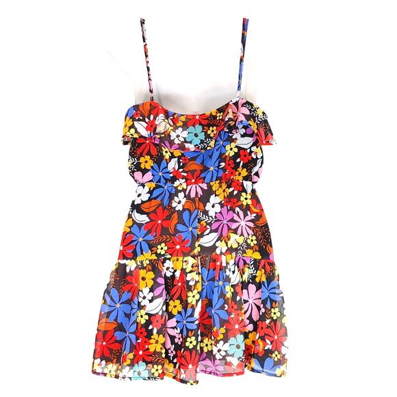 House of Harlow 1960 x Revolve Mariam Mini Dress A-Line Floral Multi Womens XS - Picture 4 of 8